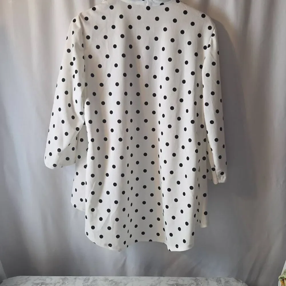 NY Invasion Polka‎ Dot Blazer Jacket